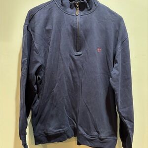 Lyle & Scott Dark Blue Zip-Up Sweater